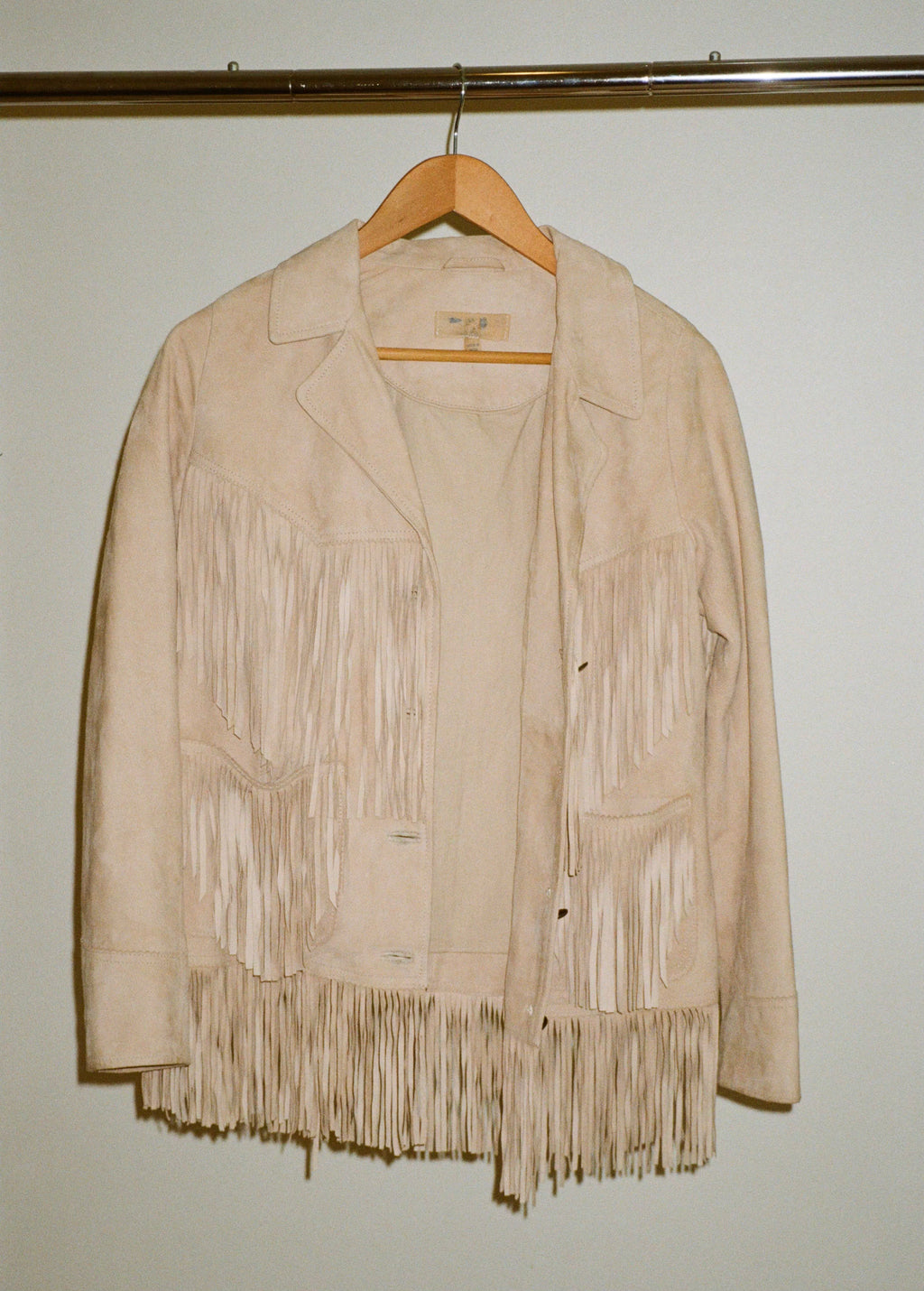 Suede Fringe Jacket