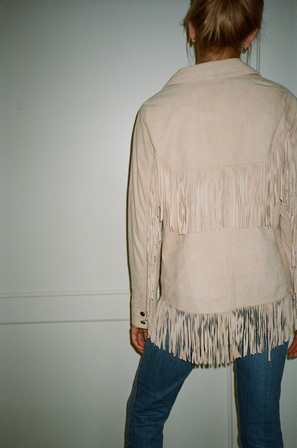 Suede Fringe Jacket